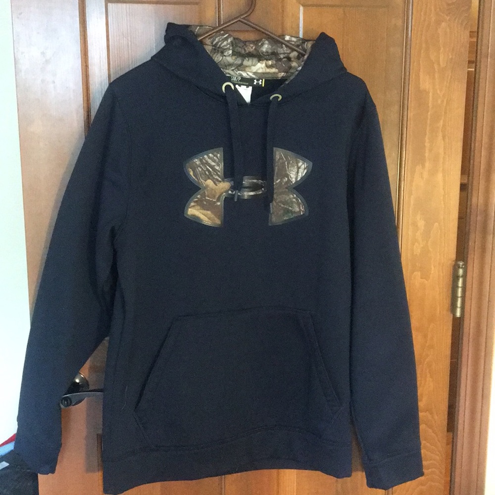 Navy/Camo Under Armour hoodie